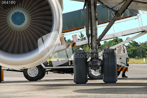 Image of Plane cargo loading supervision