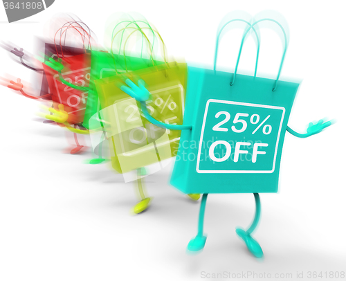 Image of Twenty-five Percent Off On Colored Bags Show Bargains