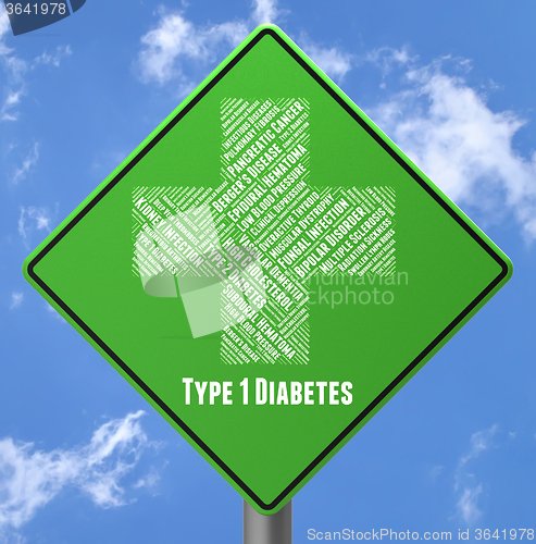 Image of Diabetes Illness Means Poor Health And Afflictions