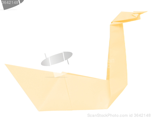 Image of origami swan