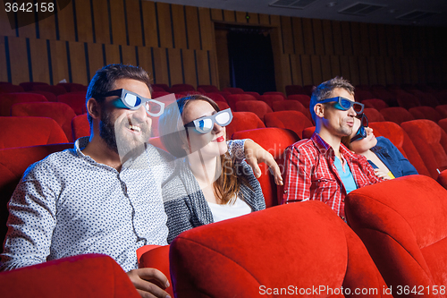 Image of The spectators in the cinema