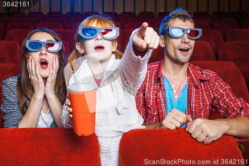 Image of The spectators in the cinema