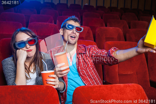 Image of The spectators in the cinema