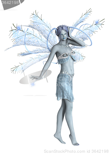 Image of Snow Fairy on White