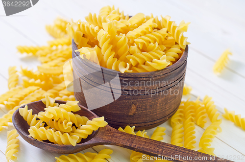 Image of raw pasta