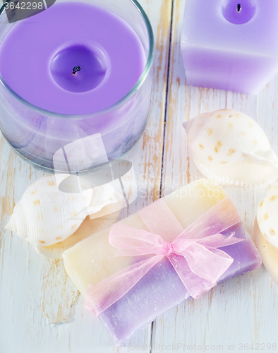 Image of soap and candle