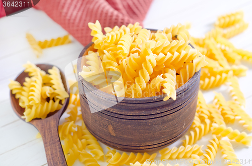 Image of raw pasta