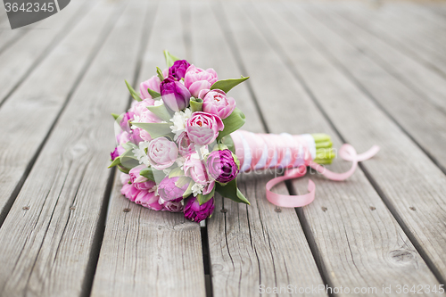 Image of Tulips bridal bouquet for wedding