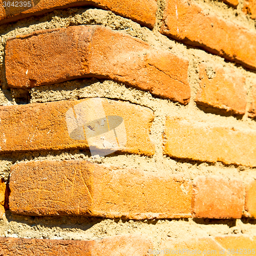 Image of grey in europe italy old wall and antique contruction   low colo