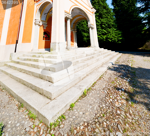 Image of monument old architecture in italy europe milan religion       a