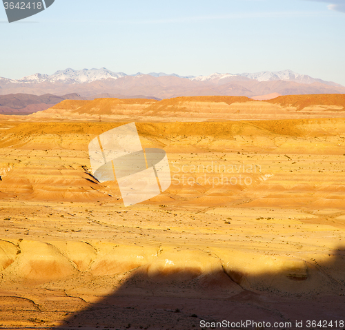 Image of hill africa in morocco the old contruction         and   histori