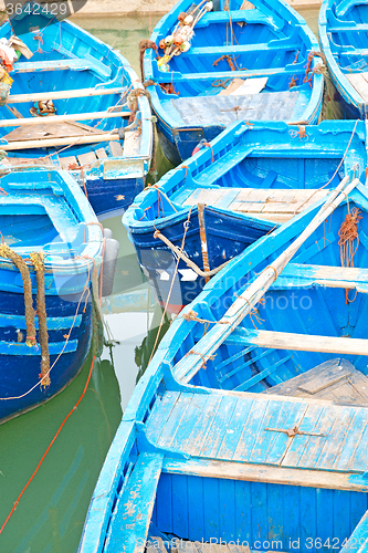 Image of boat   in africa  wood    and  abstract pier