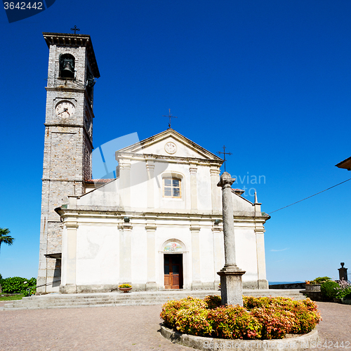 Image of  exterior old architecture in italy europe milan religion       