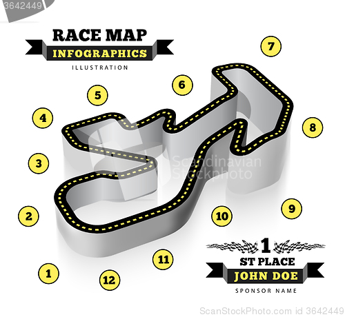Image of Driving racing circuit 