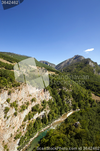 Image of mountain district . Montenegro