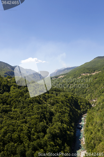 Image of mountain district . Montenegro