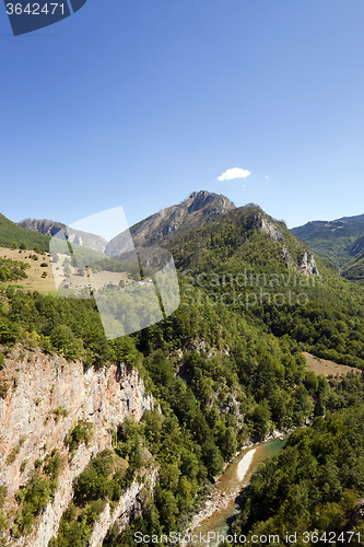 Image of mountain district . Montenegro