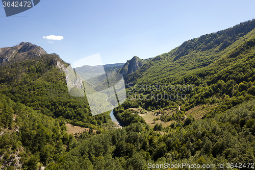 Image of mountain district . Montenegro