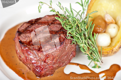 Image of grilled beef steak