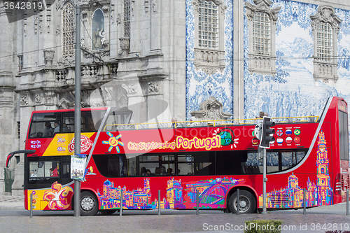 Image of EUROPE PORTUGAL PORTO RIBEIRA TOURIST BUS