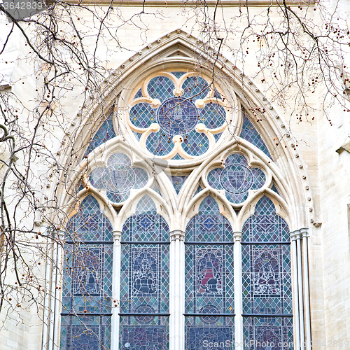 Image of   westminster  cathedral in london england old  construction and