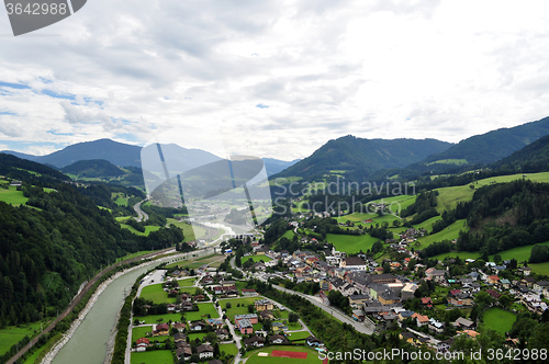 Image of View from Hohenwerfen Castle, Austria