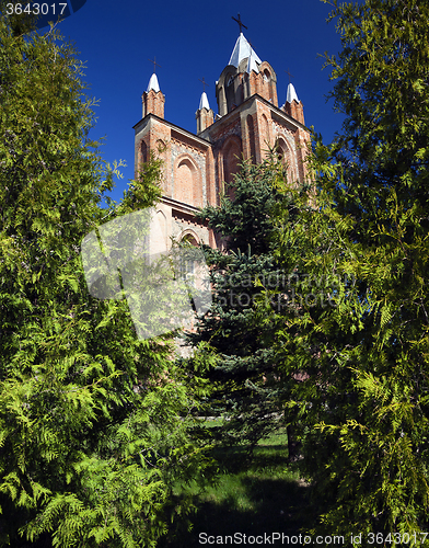 Image of old church   Belarus.