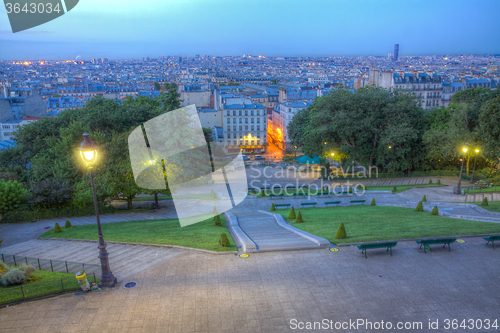 Image of Paris from Montmartre