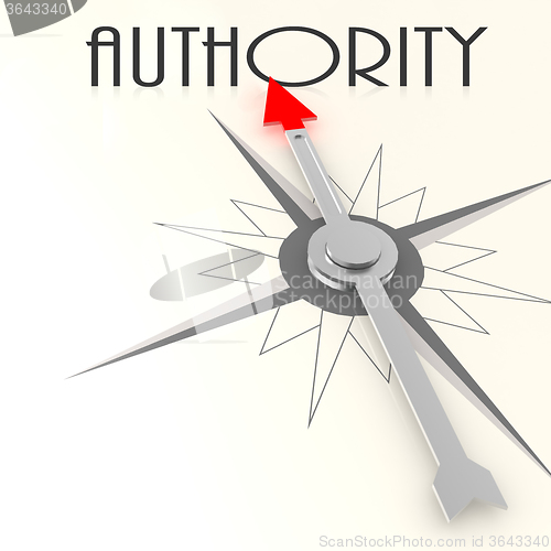 Image of Compass with authority word