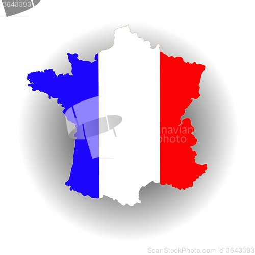 Image of Map of France. 