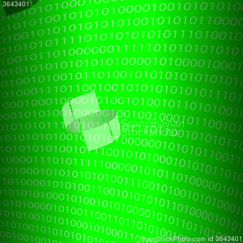 Image of Binary Code Background