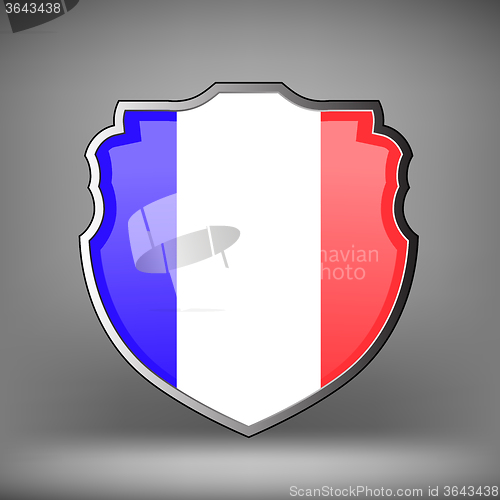 Image of French Shield Isolated