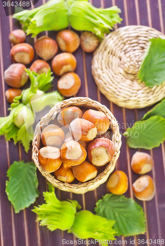 Image of hazelnuts