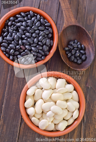 Image of black and white beans