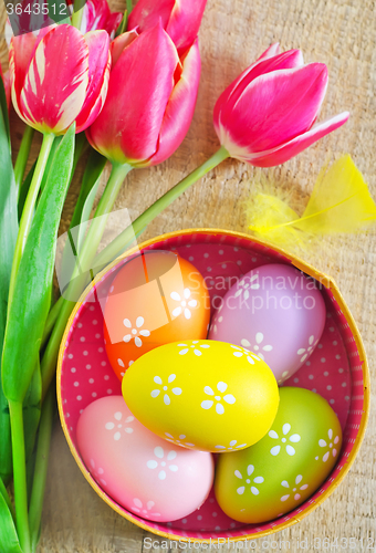 Image of easter eggs