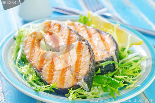 Image of fried salmon