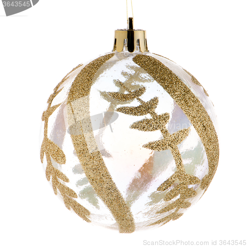 Image of Christmas ball isolated