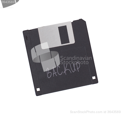 Image of Floppy Disk - Tachnology from the past, isolated on white