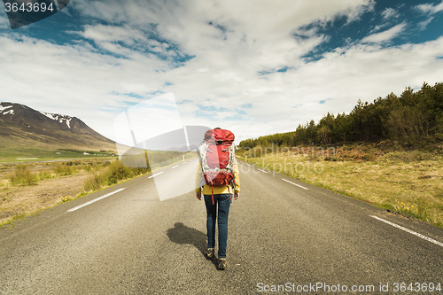 Image of Backpacker Tourist