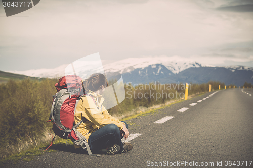 Image of Backpacker Tourist