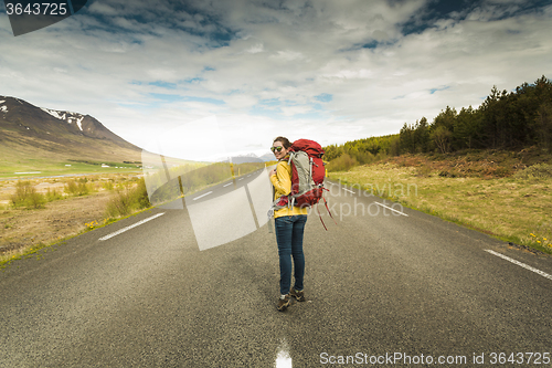 Image of Backpacker Tourist