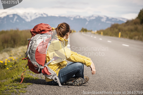 Image of Backpacker Tourist