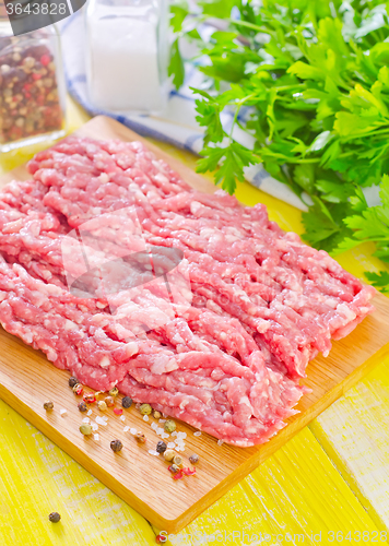 Image of minced meat with spice