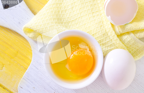 Image of raw eggs