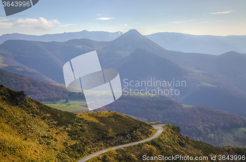 Image of Scenic Road in Mountains