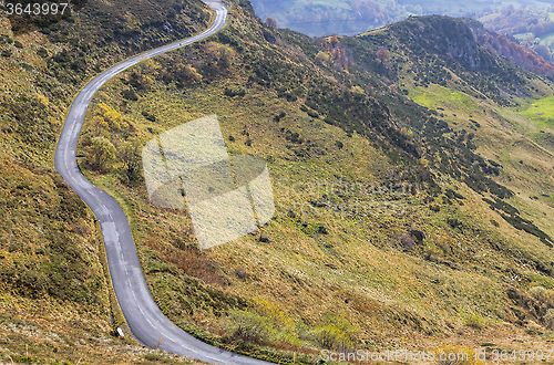 Image of Scenic Road in Mountains