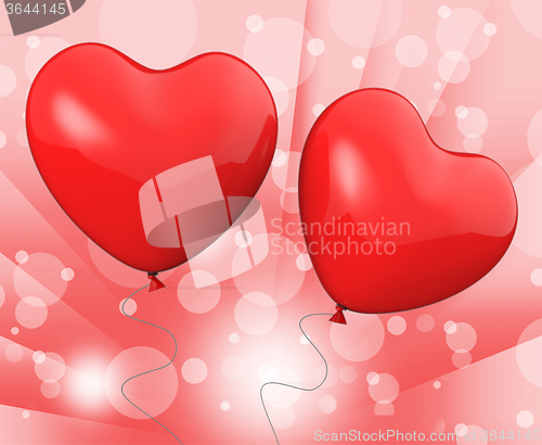 Image of Heart Balloons Mean Love Wedding And Marriage