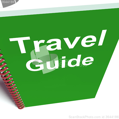 Image of Travel Guide Book Represents Advice on Traveling