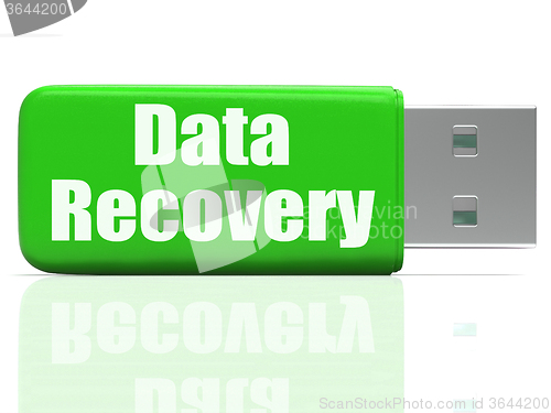 Image of Data Recovery Pen drive Means Safe Files Transfer Or Data Recove