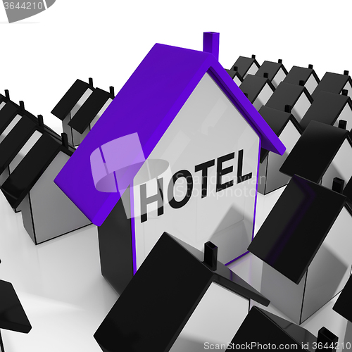 Image of Hotel House Shows Place To Stay And Units